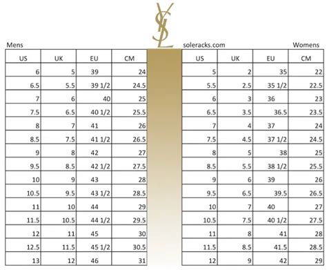 ysl espadrilles size guide|Saint Laurent Size Guide .